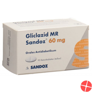 Gliclazid Mr Sandoz Retard Tabletten 60mg 90 Stück