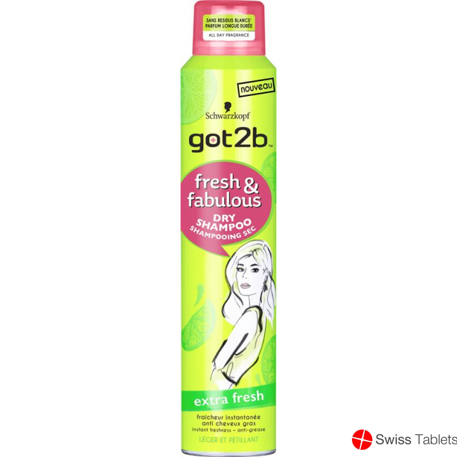 Got2b Fresh&fabulous Dry Shampoo Regular 200ml buy online