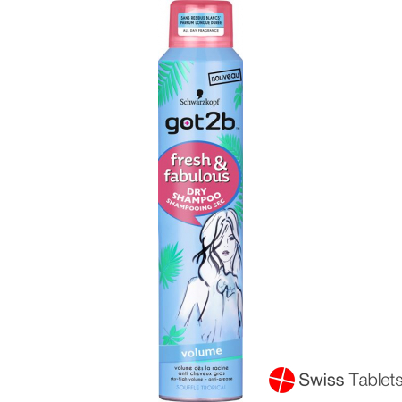 Got2b Fresh&fabulous Dry Shampoo Volume 200ml buy online