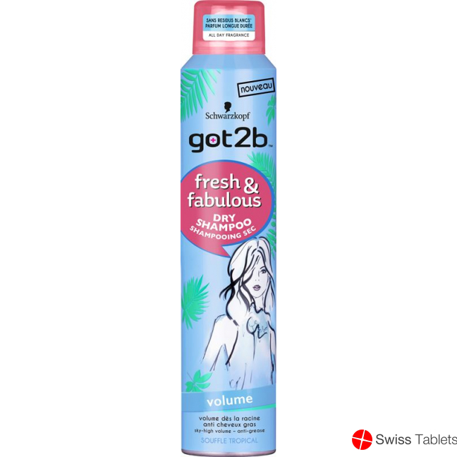 Got2b Fresh&fabulous Dry Shampoo Volume 200ml buy online