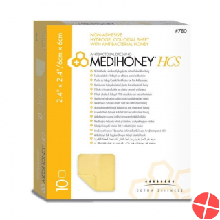 Medihoney Antibacterial Hcs 6x6cm 10 Stück