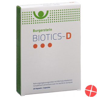 Burgerstein Biotics-D 20 capsules