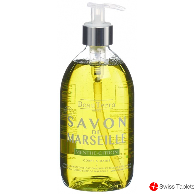 Beauterra Flüssigseife Marseille Minze-Zit 500ml buy online