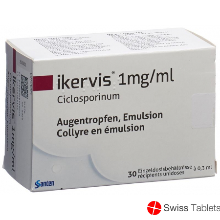 Ikervis Augentropfen 1mg/ml 30 Monodosen 0.3ml buy online