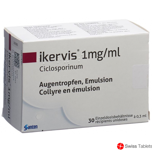 Ikervis Augentropfen 1mg/ml 30 Monodosen 0.3ml buy online