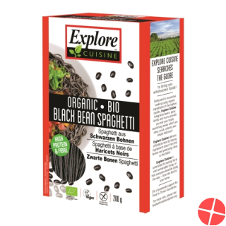 Explore Cuisine Spaghetti Schwarz Bohnen Bio 200g Explore Cuisine Spaghetti Schwarz Bohnen Bio 200g