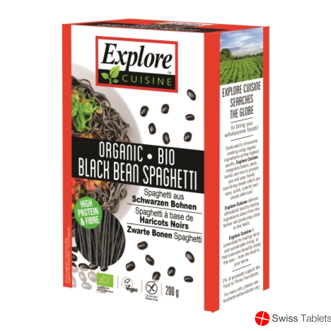 Explore Cuisine Spaghetti Schwarz Bohnen Bio 200g buy online