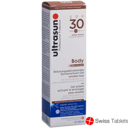Ultrasun Body Tan Activator SPF 30 150ml buy online