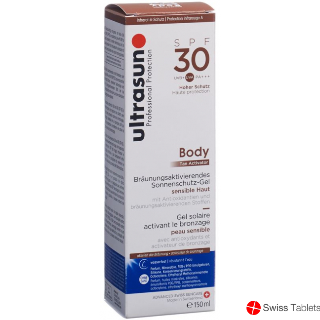Ultrasun Body Tan Activator SPF 30 150ml buy online