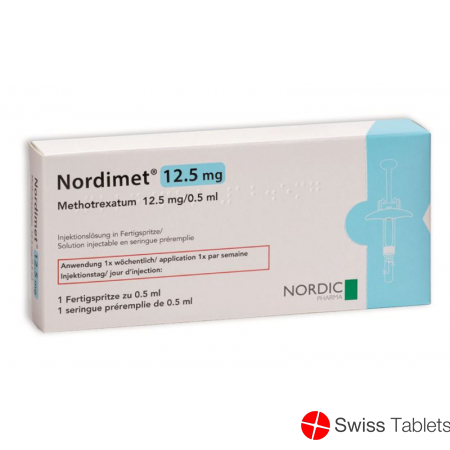Nordimet Injektionslösung 12.5mg/0.5ml Fertigspritze buy online