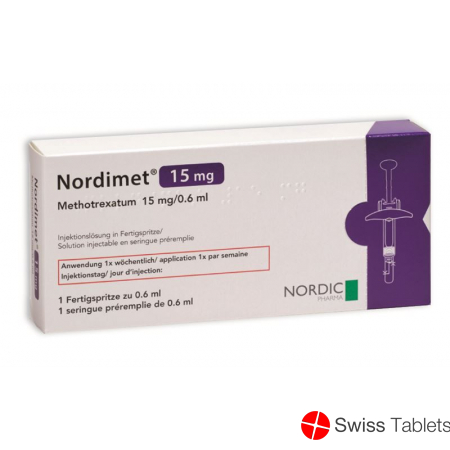 Nordimet Injektionslösung 15mg/0.6ml Fertigspritze buy online
