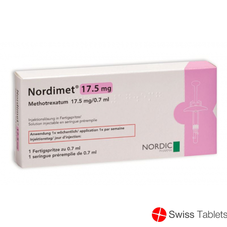 Nordimet Injektionslösung 17.5mg/0.7ml Fertigspritze buy online