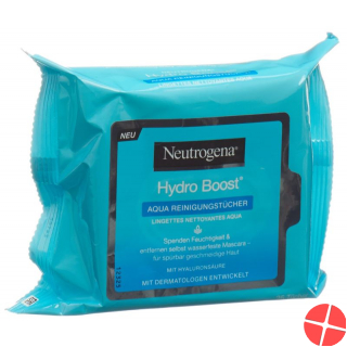 Neutrogena Hydro Boost Aqua cleaning wipes 25 pieces