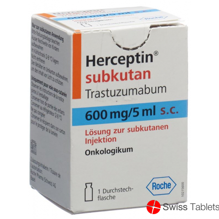 Herceptin Injektionslösung 600mg/5ml Subkutan Durchstechflasche buy online