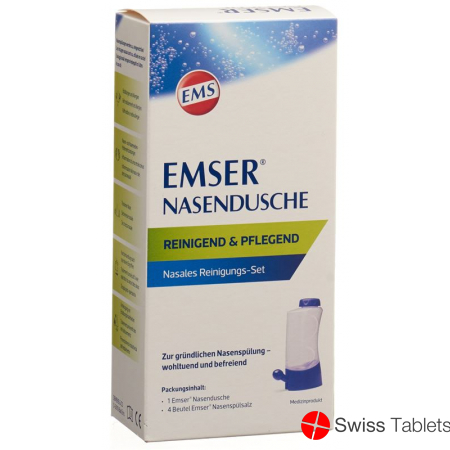 Emser nasal douche + 4 bags of nasal rinsing salt buy online Emser nasal douche + 4 bags of nasal rinsing salt buy online