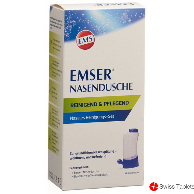 Emser nasal douche + 4 bags of nasal rinsing salt buy online Emser nasal douche + 4 bags of nasal rinsing salt buy online