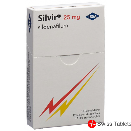 Silvir Schmelzfilm 25mg 12 Stück buy online