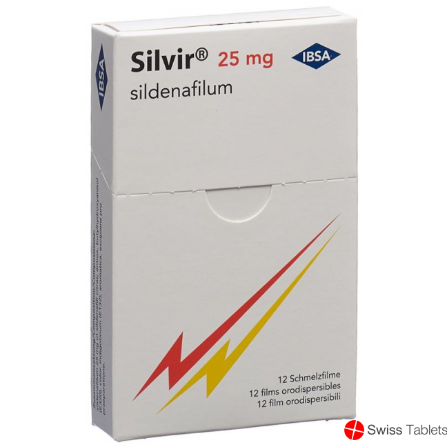 Silvir Schmelzfilm 25mg 12 Stück buy online
