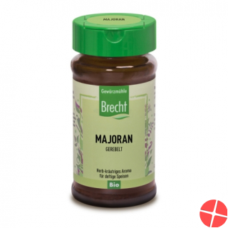 Brecht Majoran Gerebelt Bio Glas 8g