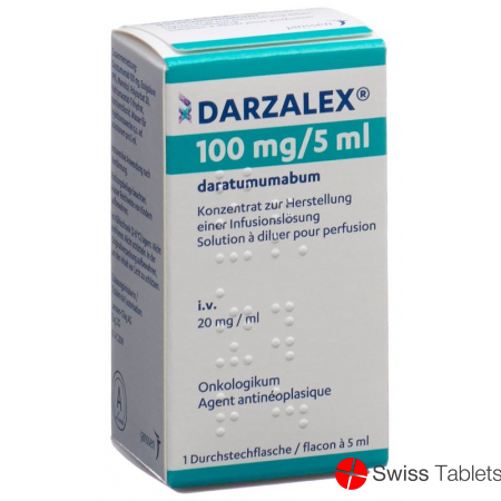 Darzalex Infusionskonzentrat 100mg/5ml Durchstechflasche 5ml buy online