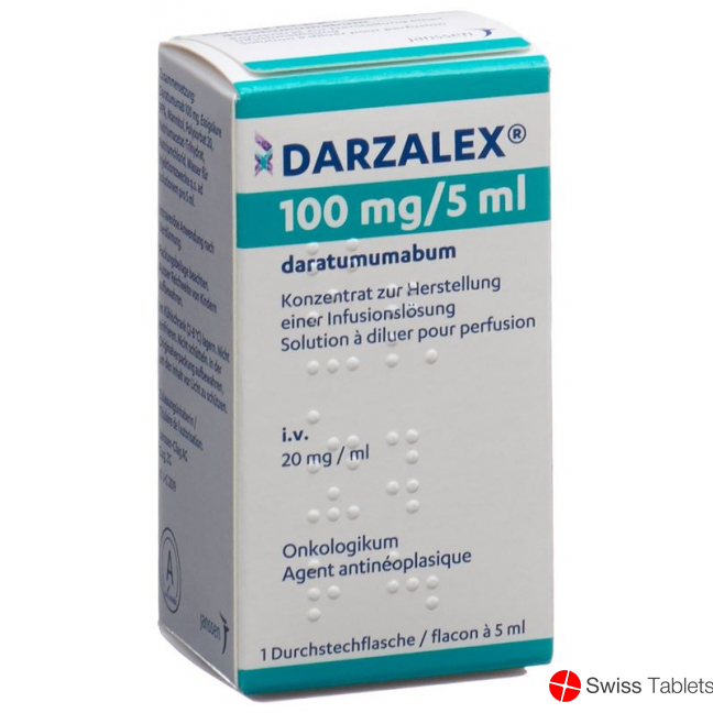 Darzalex Infusionskonzentrat 100mg/5ml Durchstechflasche 5ml buy online
