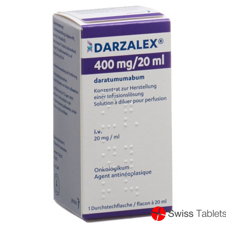 Darzalex Infusionskonzentrat 400mg/20ml Durchstechflasche 20ml buy online