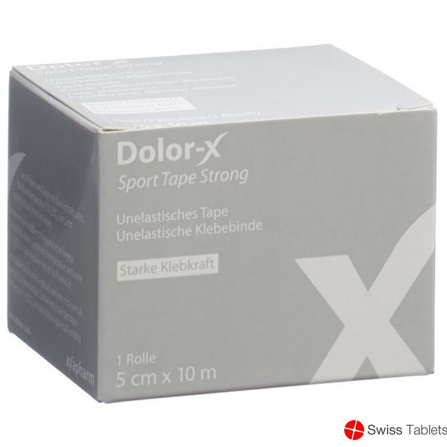 Dolor-x Sport Tape Strong 5cmx10m White buy online