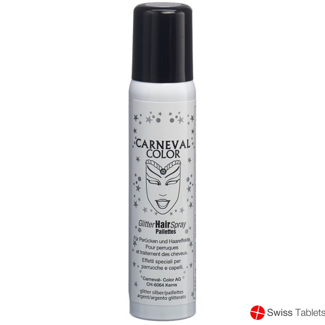 Carneval Color Glitter Hair Spray Silber 100ml buy online