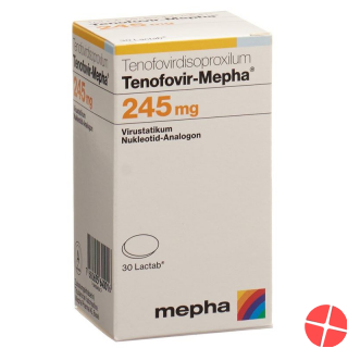 Tenofovir Mepha Lactab 245mg Dose 30 Stück