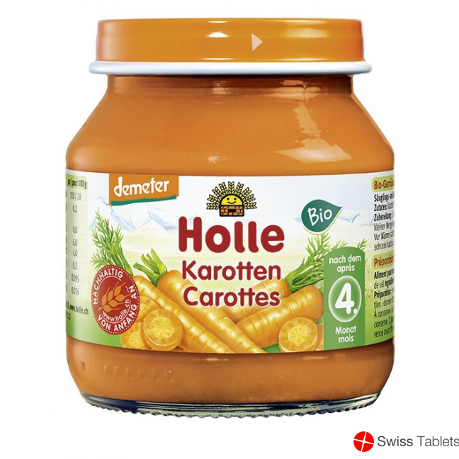 Holle Carrot from the 4th month Organic 125g buy online