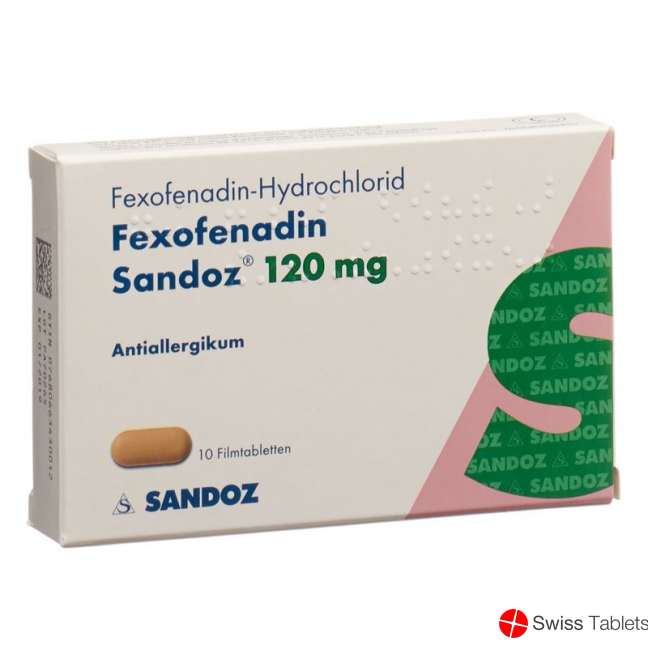 Fexofenadin Sandoz Filmtabletten 120mg 10 Stück buy online