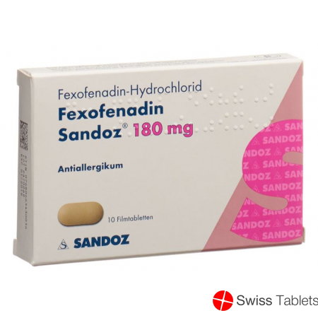Fexofenadin Sandoz Filmtabletten 180mg 10 Stück buy online