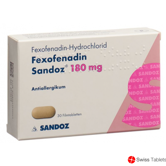 Fexofenadin Sandoz Filmtabletten 180mg 30 Stück buy online