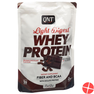Qnt Light Digest Whey Protein Belgian Choco 500g
