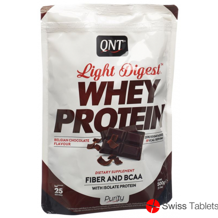 Qnt Light Digest Whey Protein Belgian Choco 500g buy online