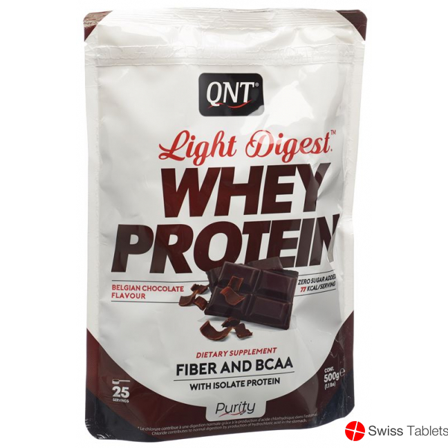 Qnt Light Digest Whey Protein Belgian Choco 500g buy online