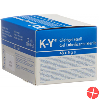 K Y Gelee Gleitmittel Steril (neu) 48x 5g