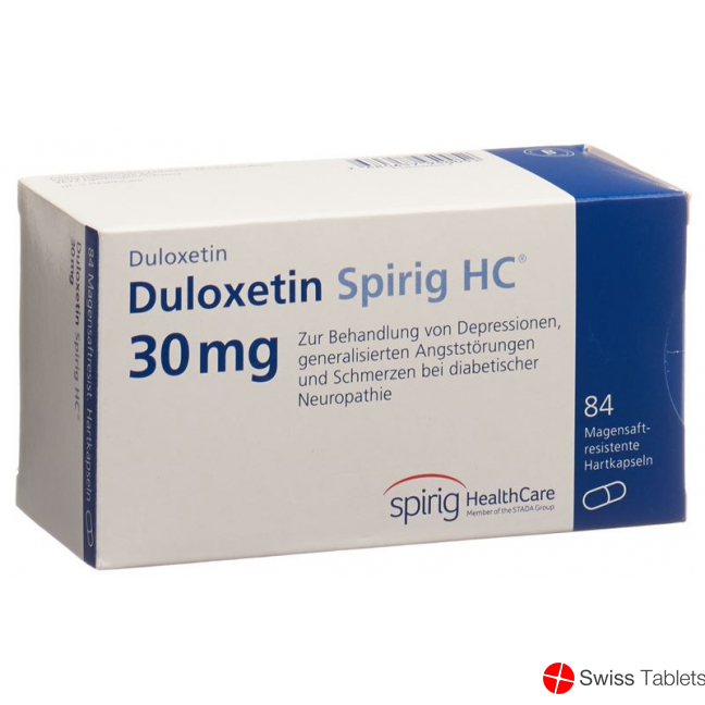 Duloxetin Spirig HC Kapseln 30mg 84 Stück buy online