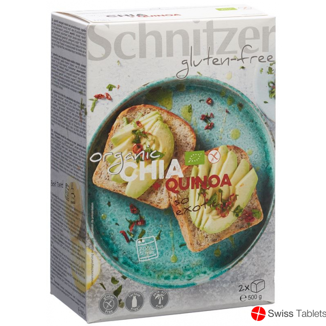 Schnitzer Bio Chia Quinoa Brot 500g buy online