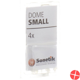 Sonetik Gohear Ohrpassstück Dome S Blister 4 Stück