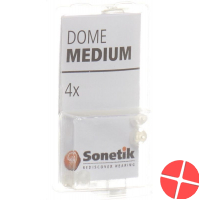 Sonetik Gohear Ohrpassstück Dome M Blister 4 Stück