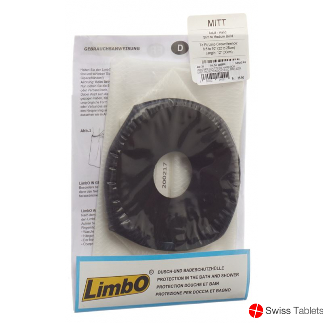 Limbo Badeschutz 30cm Hand Erwachsene buy online
