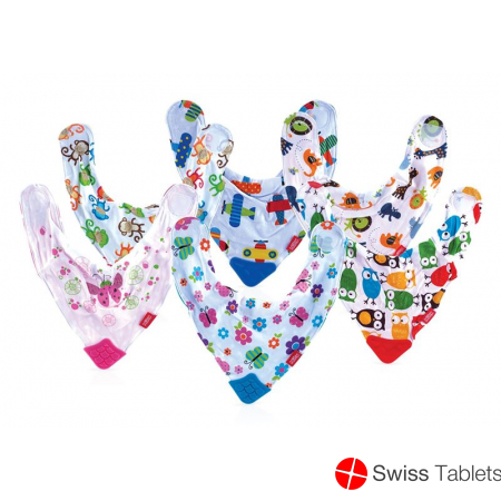 Nuby bib with bite corner design line buy online