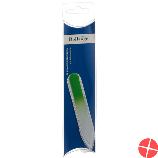 Belleage glass nail file small with protective cover