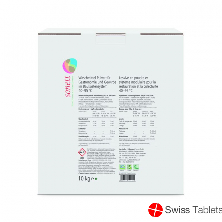 Sonett Waschmittel für Gewerbe Plve 10kg buy online