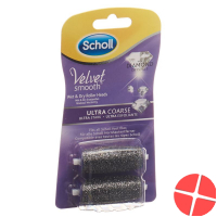 Erdatzrollen Scholl Velvet Smooth Pedi Roll Extra Stark Diamant 2 Stück