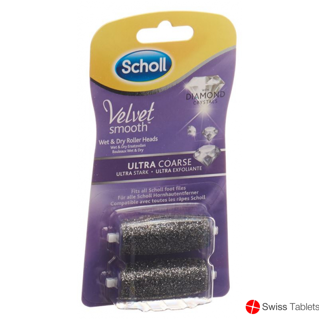 Erdatzrollen Scholl Velvet Smooth Pedi Roll Extra Stark Diamant 2 Stück buy online