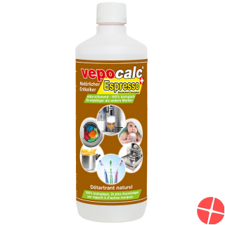 Vepocalc Espresso Natürlicher Entkalker Flasche 1000ml