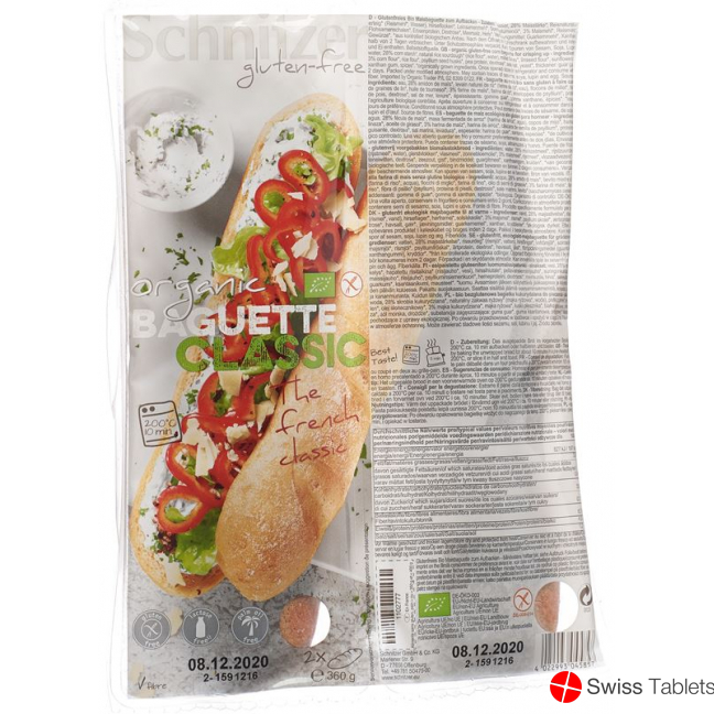 Schnitzer Bio Baguette Classic 360g buy online