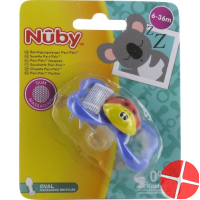 Nuby Nuggi Paci-Pals Oval Silikon Noppen 6-36 Nuby Nuggi Paci-Pals Oval Silikon Noppen 6-36